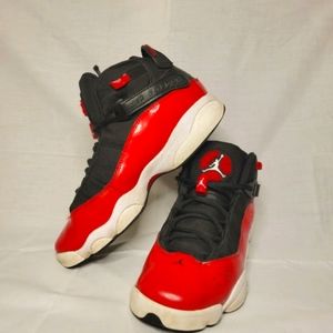 Air Jordan 6 Rings Retro Fitness Red shoes